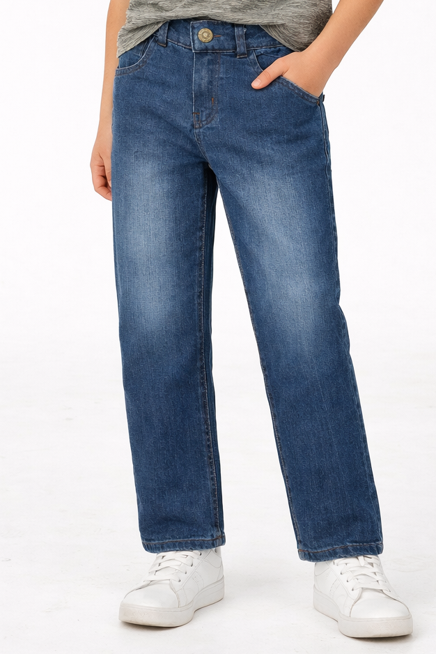 Boys Classic Blue Denim Jeans