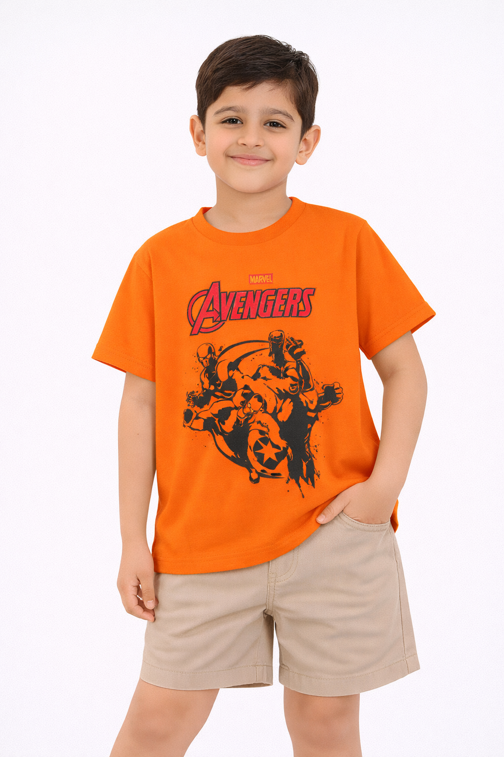 Kids Soft Cotton MARVEL T Shirt