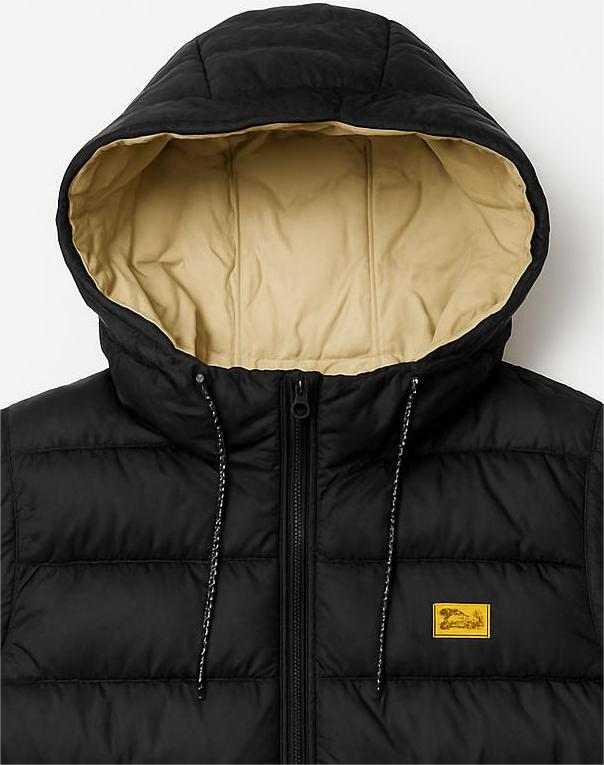 men’s Black  hooded puffer Jacket