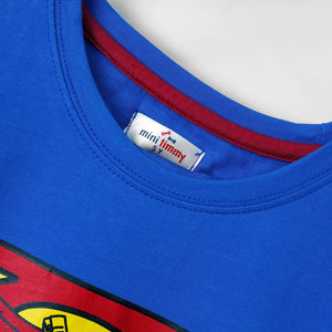 Kids Graphic Soft Cotton Blue T-Shirt