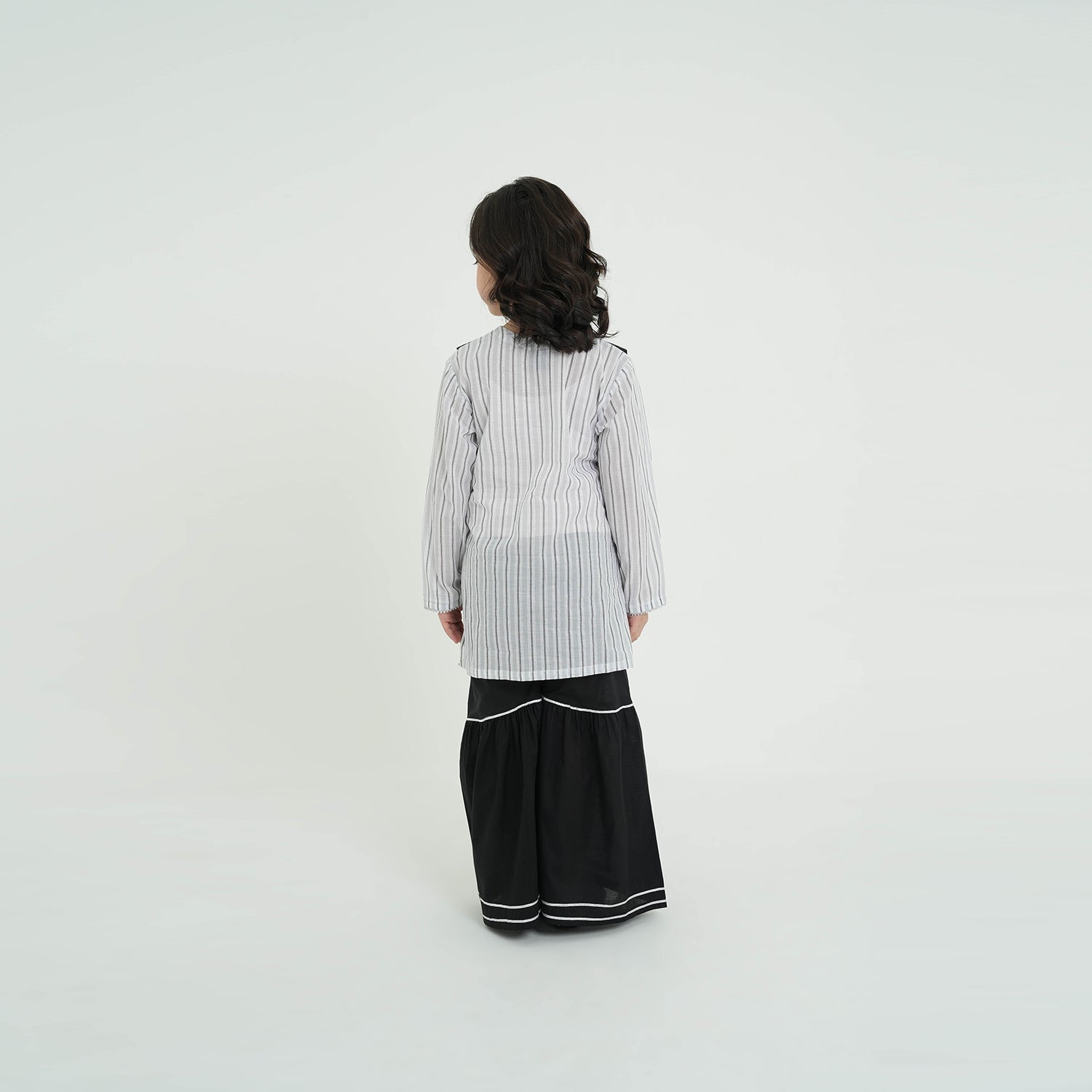 3 Pcs Shirt Koti with Gharara