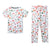 Girls All Over Printed Jersey Pajama Set