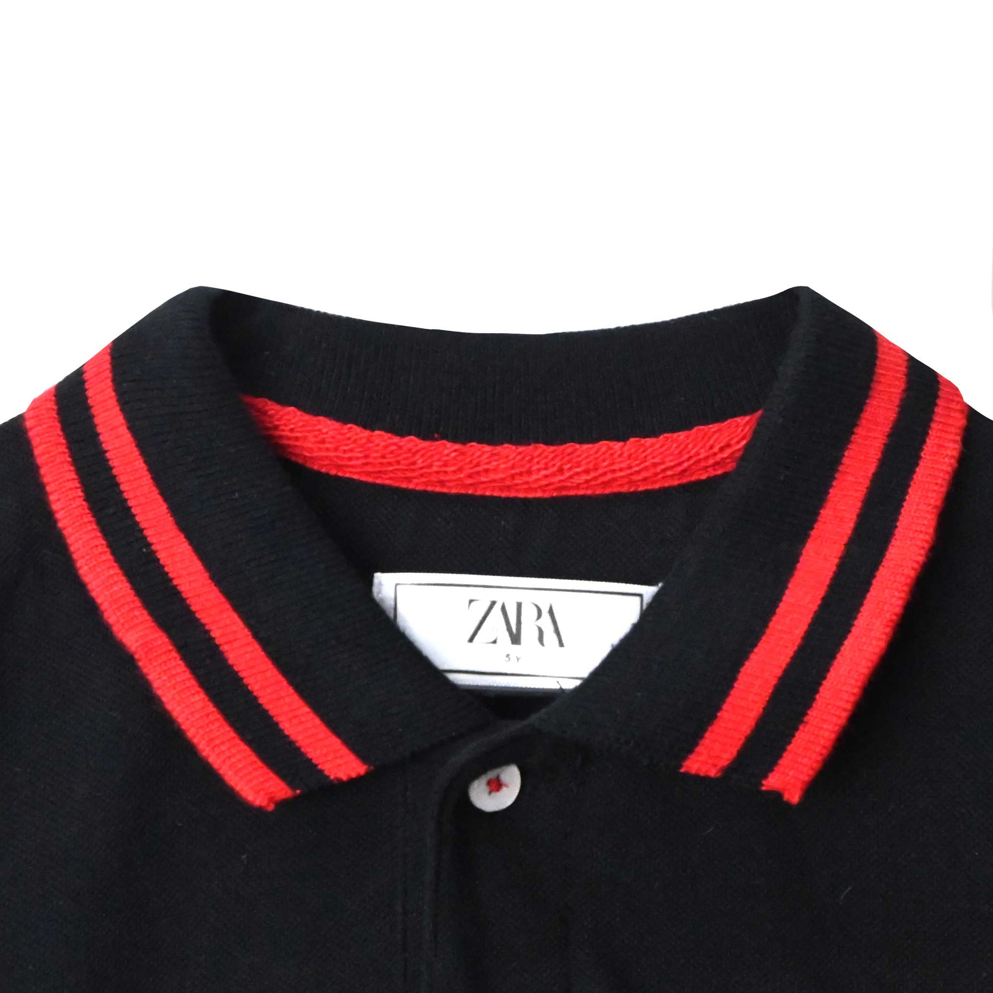 Boy Soft Cotton Animated Printed Black Polo Shirt