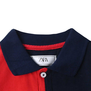 Boy Soft Cotton Cut & Sew Printed Polo Shirt