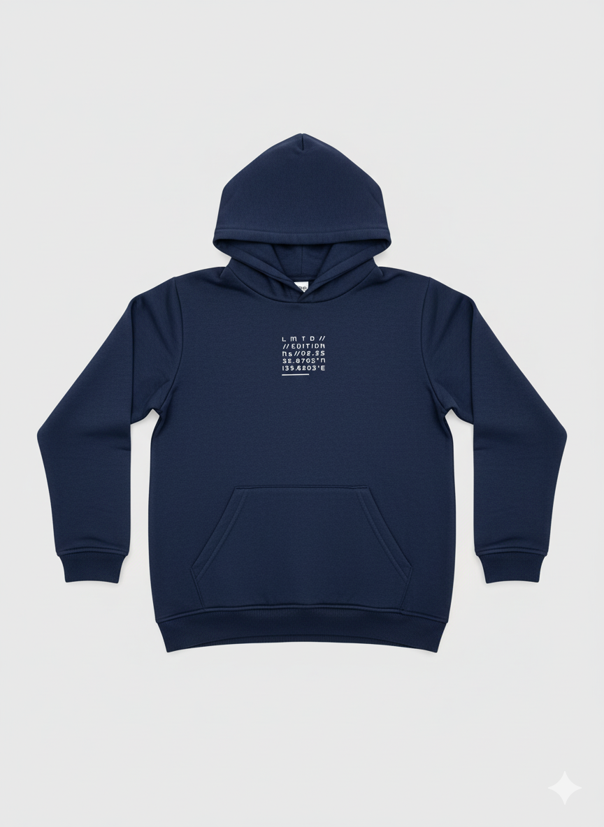 LMTD // NAVY COORDINATES HOODIE