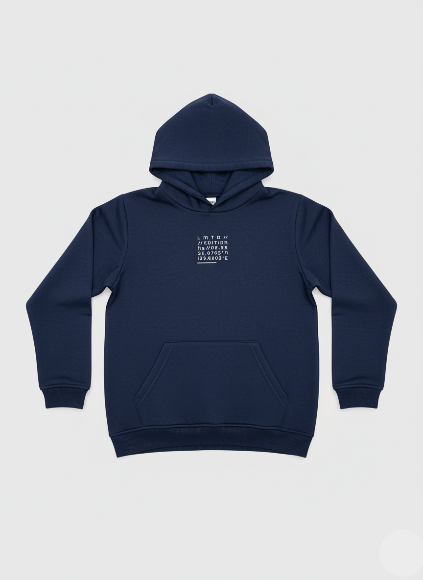 LMTD // NAVY COORDINATES HOODIE