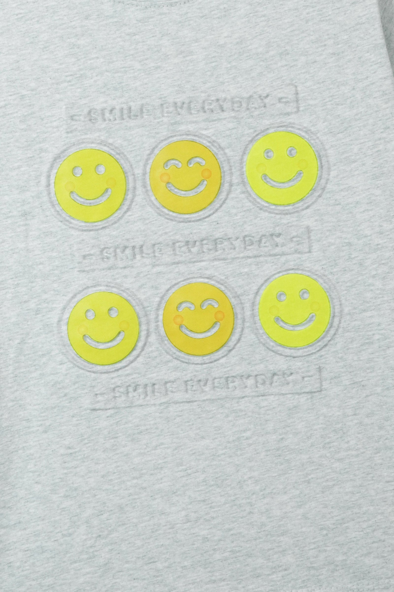 Embosed Smily T Shirt