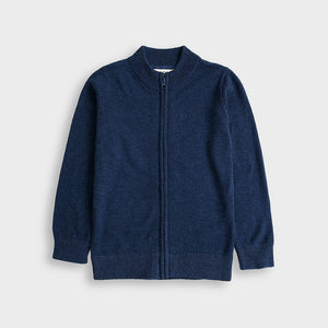 Exclusive Imported Navy Soft Knit Zipper For Kids (120967)