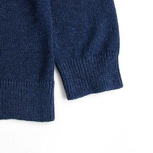 Exclusive Imported Navy Soft Knit Zipper For Kids (120967)