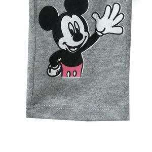 Girls Gray Minnie Mouse Graphic Soft Cotton Suit