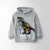 Premium Quality Grey Embroidered Pull Over Soft Fleece Hoodie For Boys (121256)