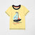 Imported Yellow Slogan Soft Cotton T-Shirt For Kids (120572)
