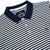 Premium Quality Navy Stripes Slim Fit Embroided Pique Polo Shirt For Men (120617)