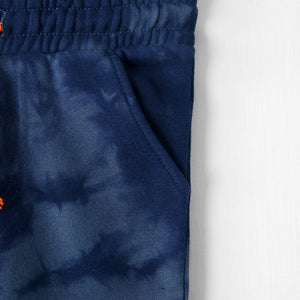 Premium Quality Tie & Dye Slogan Soft Fleece Jogger Trouser For Kids (121316)