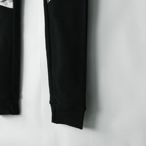 Premium Quality Black Cut & Sew Soft Fleece Jogger Trouser For Kids (121909)