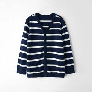 Exclusive Imported Navy Stripe Cardigan For Kids (121359)