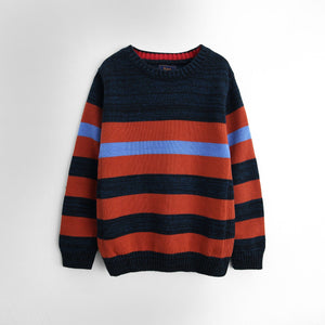Premium Quality Striped Knit Sweater For Boys (121046)