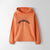 Premium Quality Orange Embroidered Pull Over Soft Fleece Hoodie For Girls (121372)