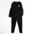 Premium Quality Black Cut & Sew Printed Fleece Track Suit For Kids (121069)