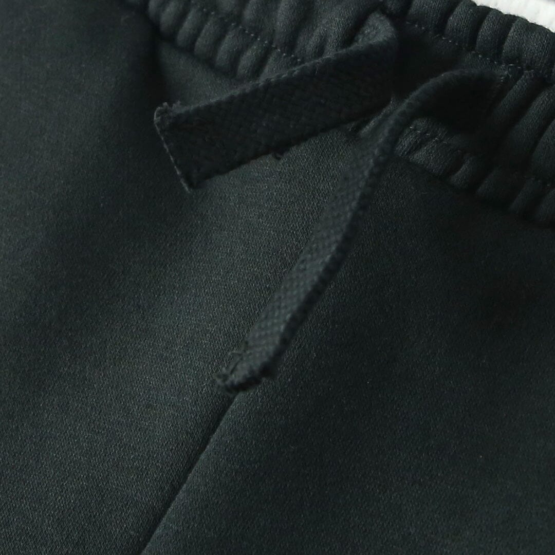 Premium Quality Black Slogan Fleece Jogger Trouser For Kids (121417)