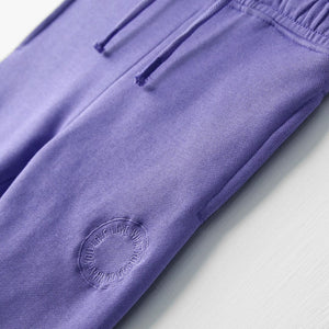 Premium Quality Purple Embroided Soft Fleece Jogger Trouser For Girls (121440)