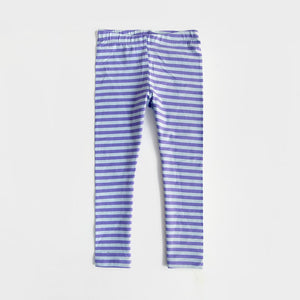 Imported Premium Quality Striped Soft Cotton Legging For Girls (120773)