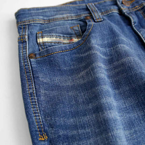 Imported Premium Quality Light Blue "Slim Fit" Stretch Jeans For Men (120846)