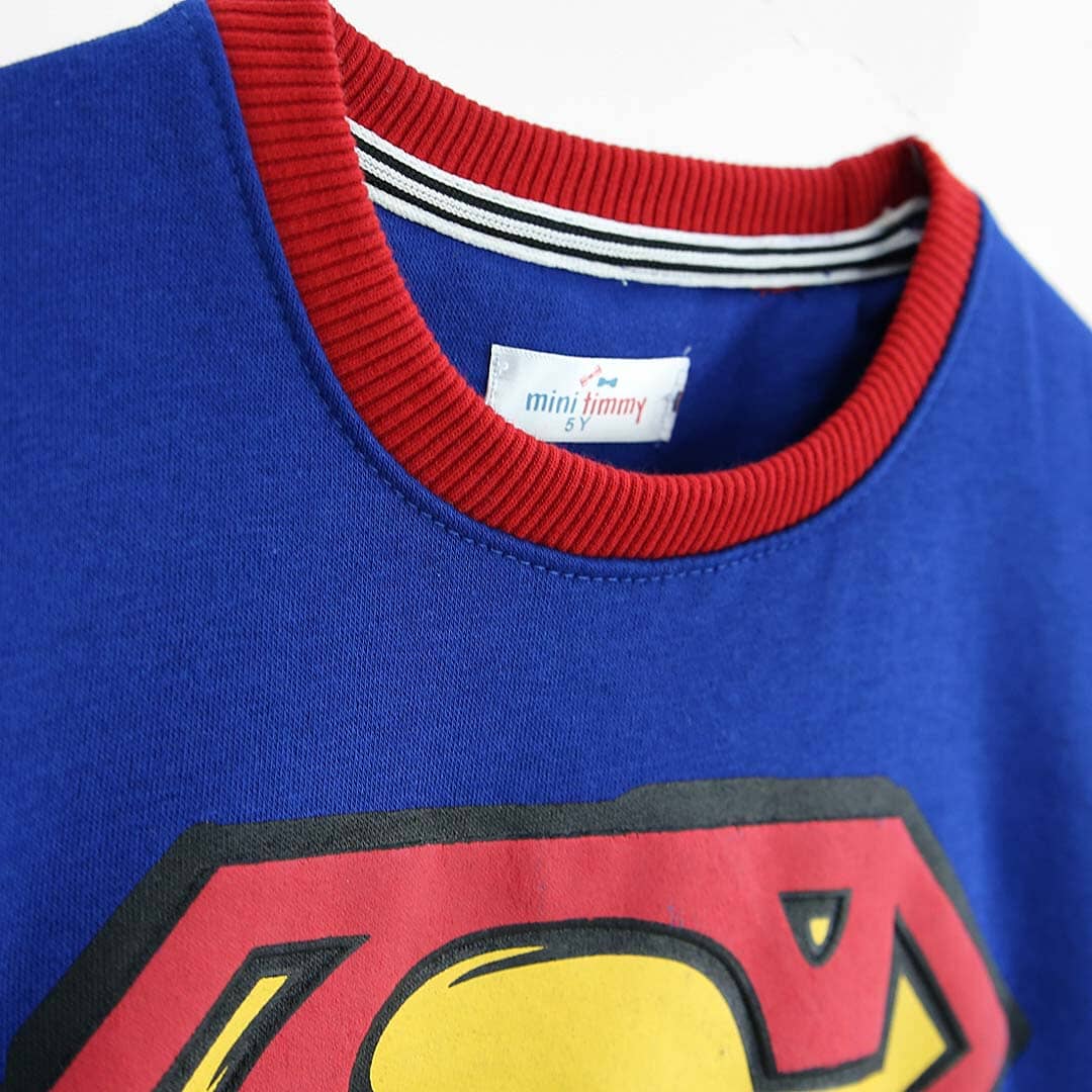 Premium Quality Superman Graphic Sweatshirt For Kids (120910)