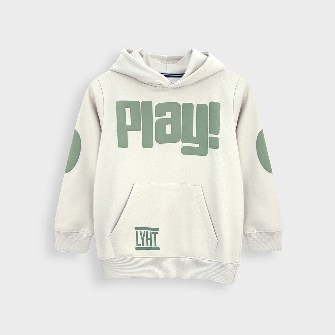 Premium Quality ''Play'' Printed Soft Fleece Pull-Over Hoodie For Kids (120901)