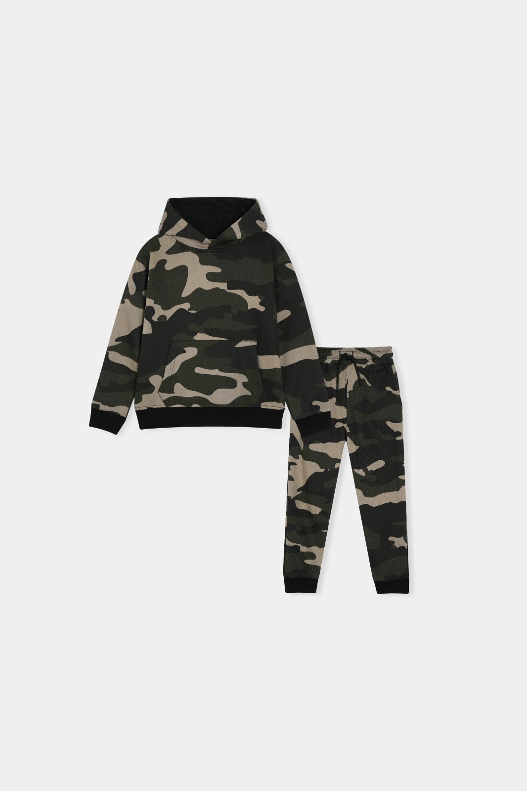 Boys Camouflage Hoodie and Jogger Set