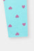 Girls Soft Cotton All over Heart Printes Lycra Tight