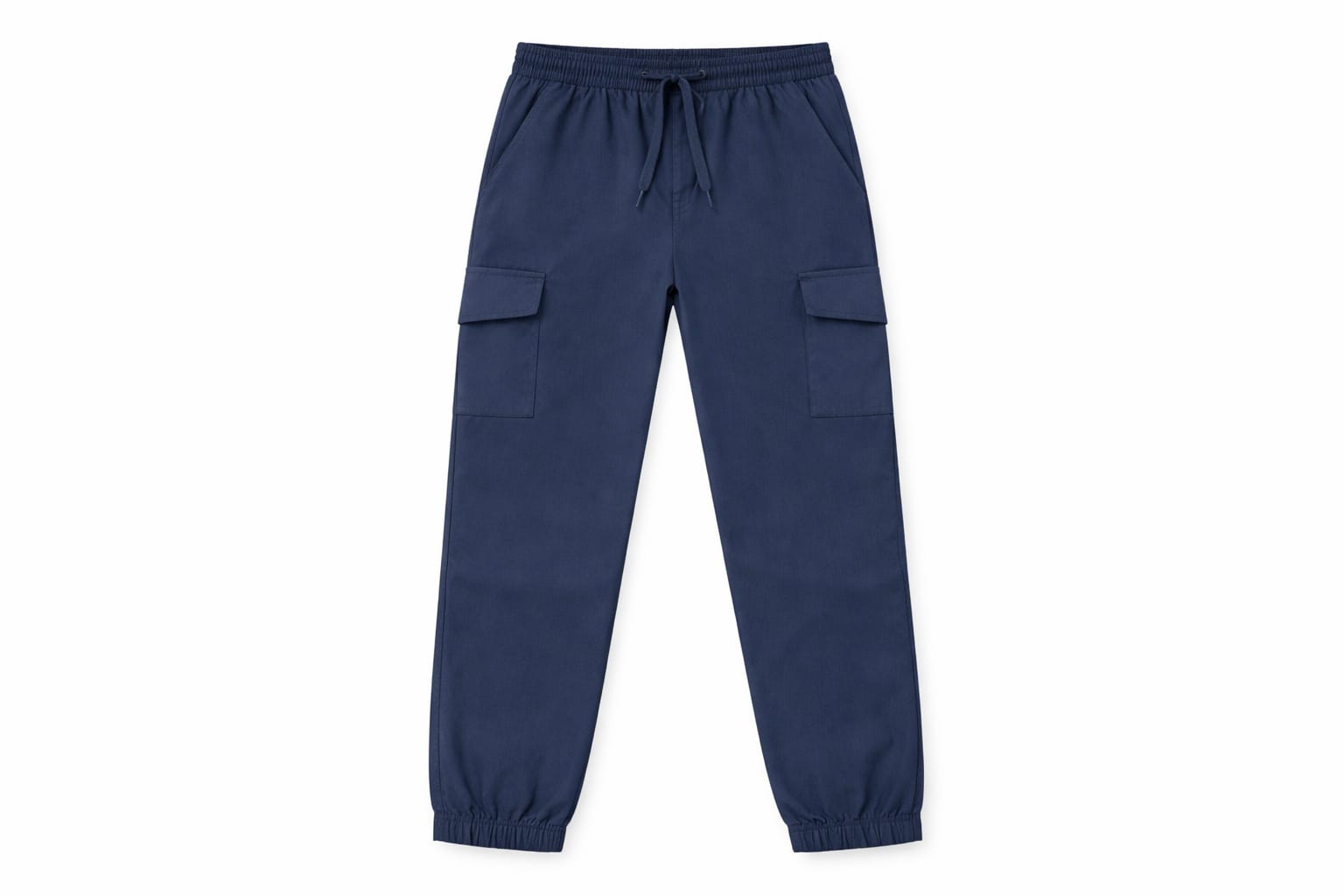 Kids Navy Blue Cargo Jogger Trouser