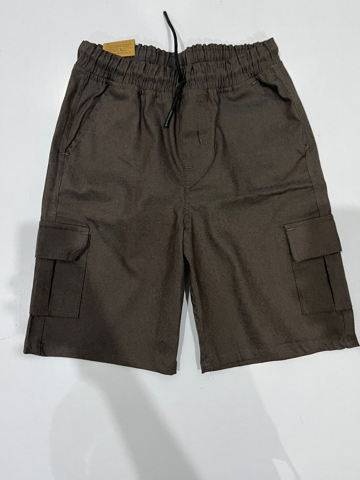 Kids Charcoal Cargo Shorts