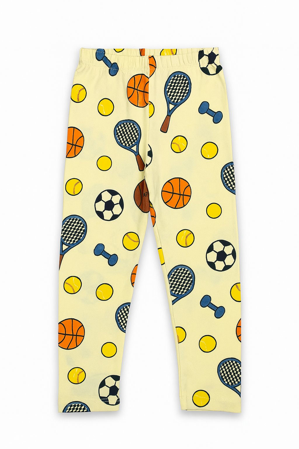 All over sports Printed Girls Soft Cotton Lycra Tight