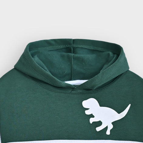 Premium Quality "Dino" Printed Fleece TrackSuit For Kids