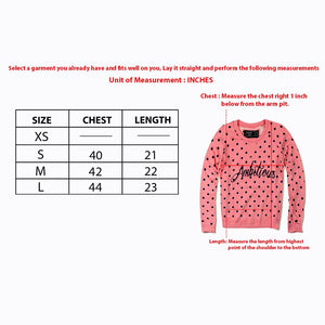 Women Printed Premium Quality Stylish Fleece Sweatshirt (21017)