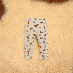 Kids Printed Winter Legging With Front Pocket (30218)