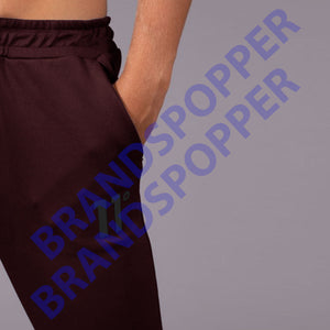 Exclusive women maroon 'skinny fit' core poly trouser