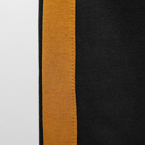 Premium Quality Black Color Block Printed Fleece Tracksuit For Kids (10580)