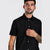 Premium Quality Black Short Sleeves Jersey Casual Shirt For Men (120510)