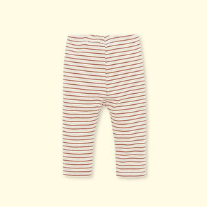 Kids Basic Ribbed Winter Leggings With Pouch Pocket (30125)