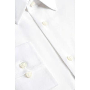 Exclusive white 'slim fit' premium cotton shirt