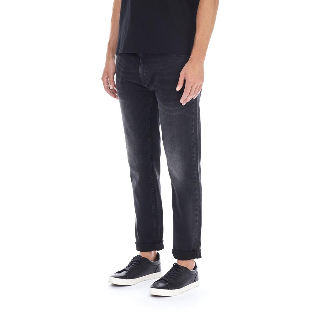Burtn dark grey 'tapered fit' stretch jeans (716)