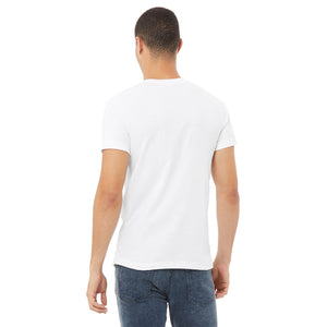 Premium Quality White V-Neck Soft Cotton T-Shirt For Men (10596)