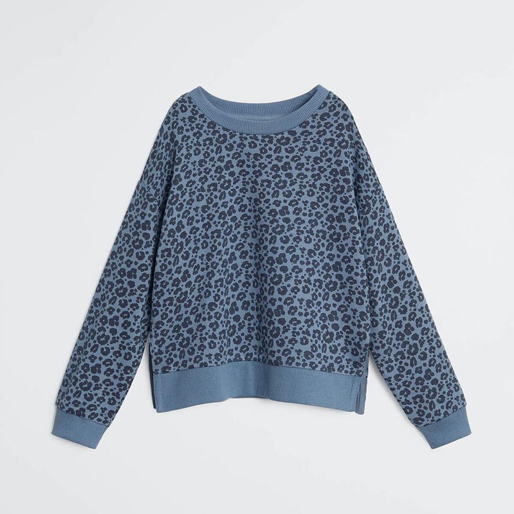 Kids All-Over Printed Sweatshirt with Back Snap Button (30254)