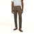 Exclusive light olive 'skinny fit' stretch cotton chino