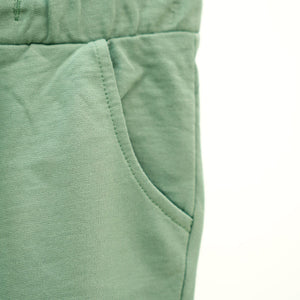 Premium Quality Green Terry Jogger Trouser For Kids (120079)