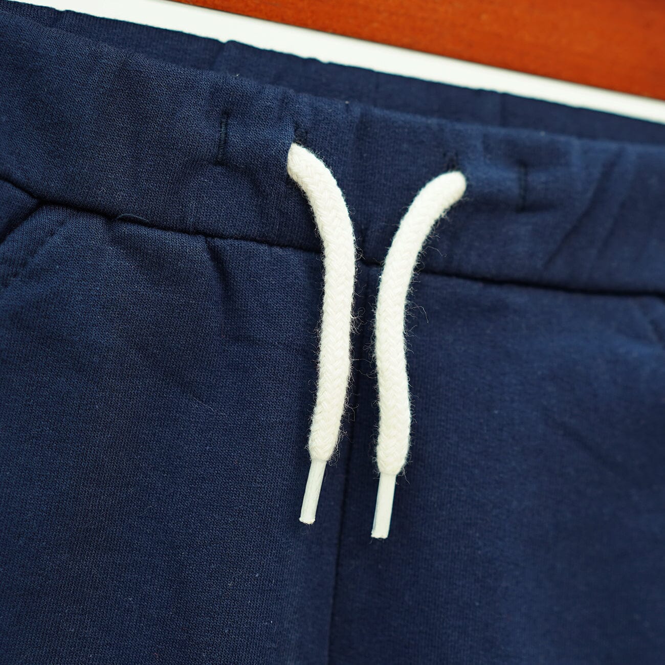 Premium Quality Navy Tapped Fleece Jogger Trouser For Kids (120078)