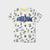 Imported Light Grey All-Over Printed T-Shirt For Boys (120418)