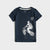 Imported Navy Slogan Printed T-Shirt For Boys (120423)
